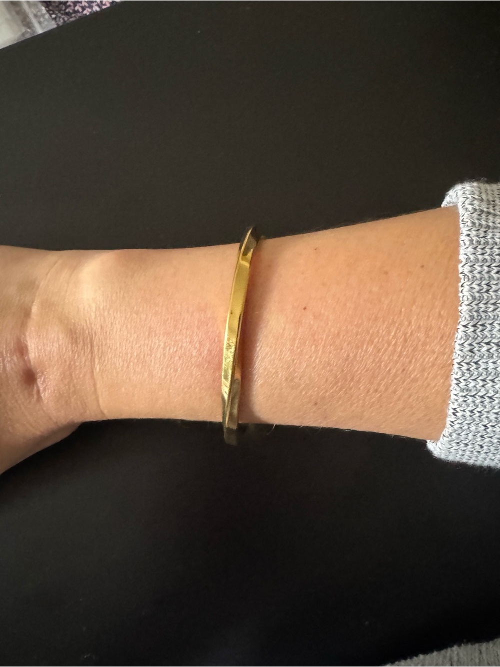 Classic Gold Twist Bangle Bracelet - Women Jewelry